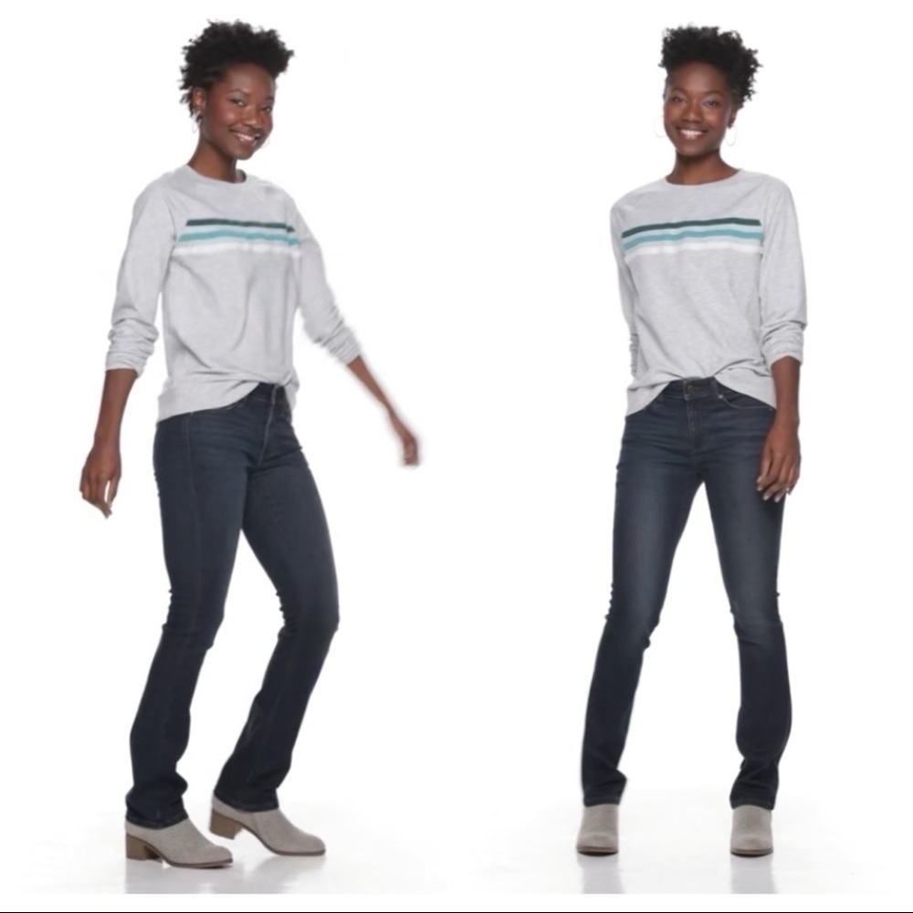 Sonoma Goods For Life™ Midrise Curvy Bootcut Jeans